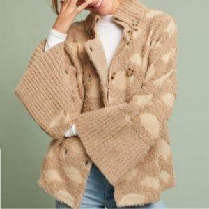 Anthropologie Rosie Neira cape sweater cardigan size M